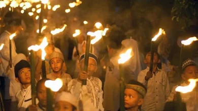 Tradisi Lebaran Pawai Obor dan Takbir Keliling