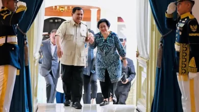 Momen Hangat Megawati Bertemu Prabowo di Istana Negara Jelang Idulfitri