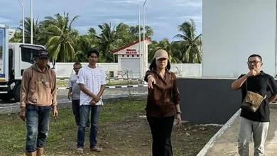 Kejari Lotim Sidak Proyek Kampung Nelayan Merah Putih Ekas