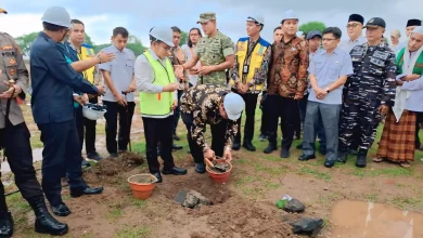 Peletakan Batu Pertama Pembangunan Sekolah Rakyat Terintegrasi di Lombok Utara