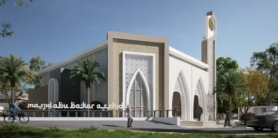 Ilustrasi desain Masjid Gardenia Raya Perumahan Varindo