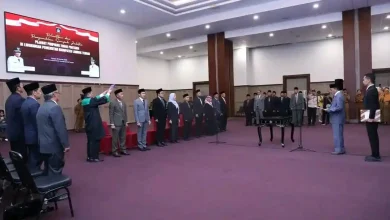 Bupati Pathul Lantik 9 Pejabat Baru Pemkab Lombok Tengah