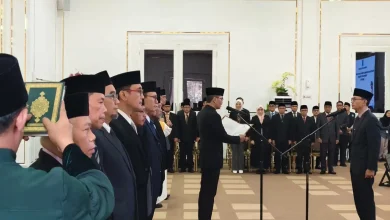 Wali Kota Mataram Lantik 9 Kepala OPD Baru