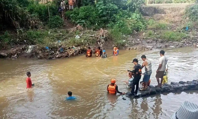 Pencarian Bocah 4 Tahun Hilang Terseret Arus Sungai di Kampo Sigi Bima