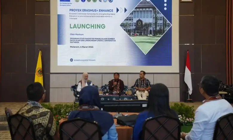 Unram luncurkan proyek Erasmus+ ENHANCE pada Rabu, 4 Maret 2026.