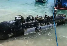 Perangkat Pemantauan Bawah Laut Buatan China yang ditemukan di Gili Trawangan, Lombok.