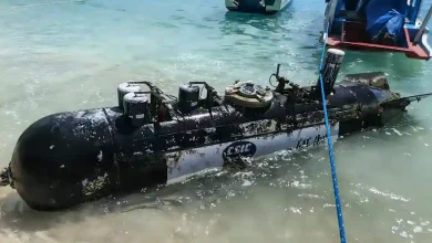 Perangkat Pemantauan Bawah Laut Buatan China yang ditemukan di Gili Trawangan, Lombok.