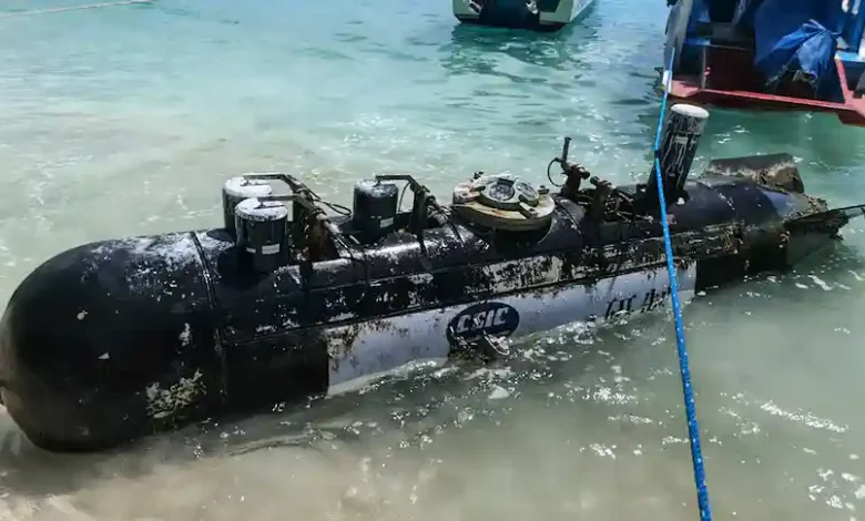 Perangkat Pemantauan Bawah Laut Buatan China yang ditemukan di Gili Trawangan, Lombok.