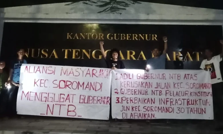 30 Tahun Jalan Soromandi Rusak, ke Mana NTB Makmur Mendunia