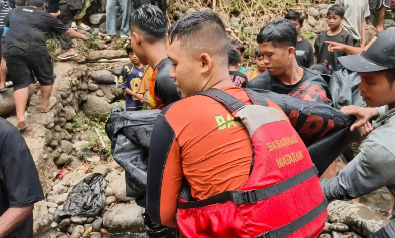 Anak 12 Tahun Ditemukan Meninggal di Dasar Dam Sungai Ketangga Lombok Timur