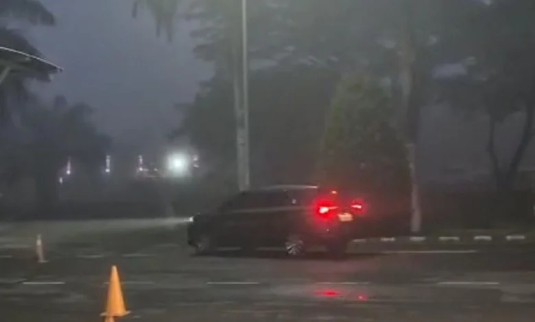 Fenomena Kabut Tebal di Bandara Lombok