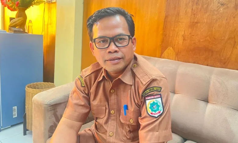 Kepala Bidang Produksi Dinas Pertanian KSB Syamsul Rizal