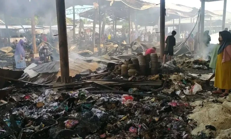 Pasar Pringgabaya Pasca Kebakaran