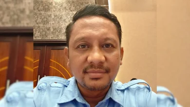 Sekretaris Disnakertrans Kabupaten Sumbawa Aulia Asman Pemkab