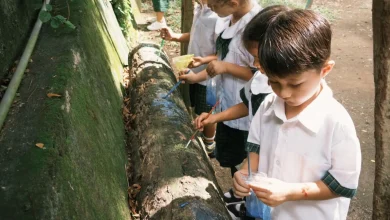 Kegiatan luar kelas siswa Sekolah Nusa Alam