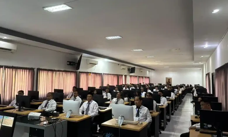 Puluhan pejabat eselon III mengikuti seleksi terbuka JPT Pemkab Bima 2026.