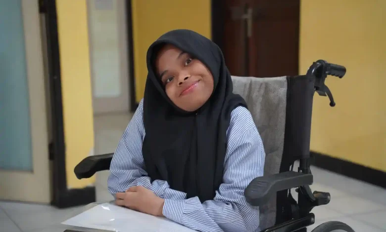 Salah satu peserta UTBK-SNBT Unram 2026, Alwa Suci Ristiyani.