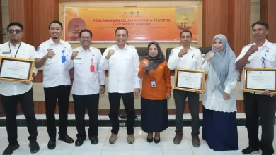 Wali Kota Bima, H. A. Rahman (keempat dari kiri) memimpin kegiatan pencanangan Kelurahan Cantik pada Rabu, 15 April 2026.