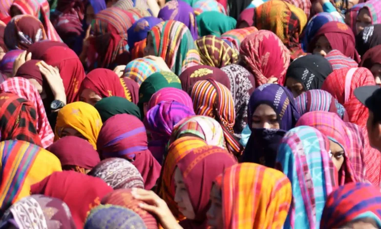 Suasana Pelaksanaan pawai Festival Rimpu Mantika.