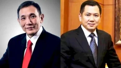 Kolase foto Jusuf Hamka (kiri) dengan Hary Tanoesoedibjo (kanan).