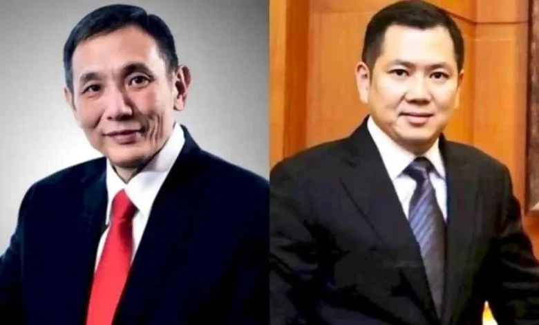 Kolase foto Jusuf Hamka (kiri) dengan Hary Tanoesoedibjo (kanan).