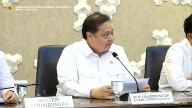 Menteri Koordinator Bidang Perekonomian Airlangga Hartarto Kenaikan Harga Tiket Pesawat hingga 13 Persen