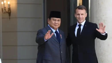 Prabowo Bertemu Macron di Prancis