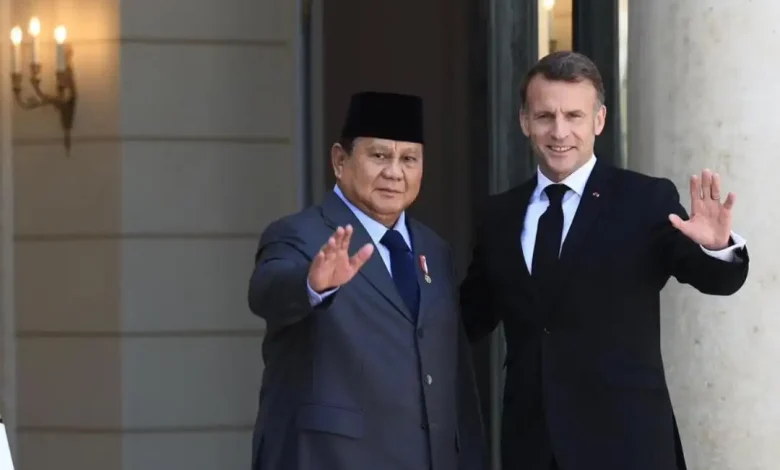 Prabowo Bertemu Macron di Prancis