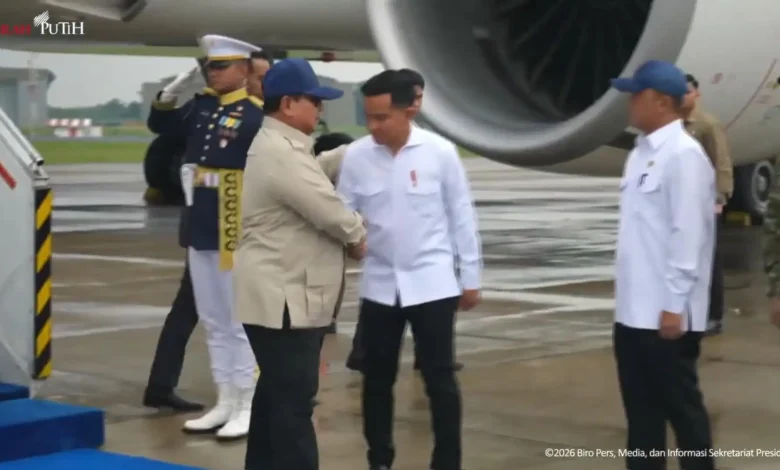 Prabowo Tiba di Tanah Air Usai Lawatan ke Rusia dan Prancis