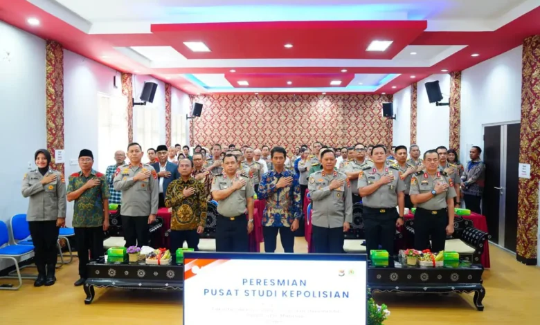 Peresmian Pusat Studi Kepolisian Unram