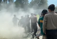 Aksi HMI MPO Ricuh di Kantor Gubernur NTB