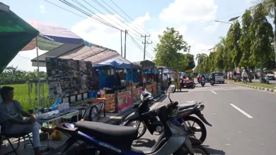 Parkir Dadakan di Sekitar Asrama Haji Mataram NTB