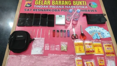 Polres Sumbawa Bongkar Lokasi Diduga Sarang Sabu di Seketeng