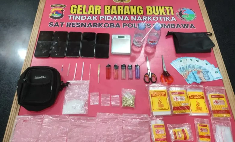 Polres Sumbawa Bongkar Lokasi Diduga Sarang Sabu di Seketeng
