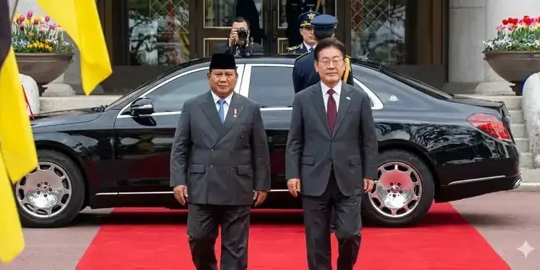 Prabowo Bertemu Presiden Korea Selatan Lee Jae Myung
