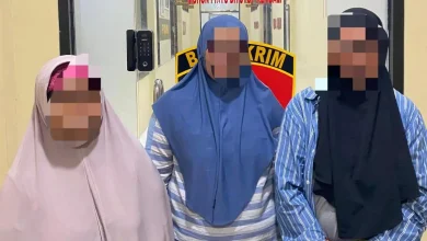 Polres Lombok Utara Tangkap Tiga Emak-emak Penjual Emas Palsu di Bayan