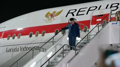 Presiden Prabowo Subianto tiba di Indonesia usai kunjungan kenegaraan dari Jepang dan Korea Selatan