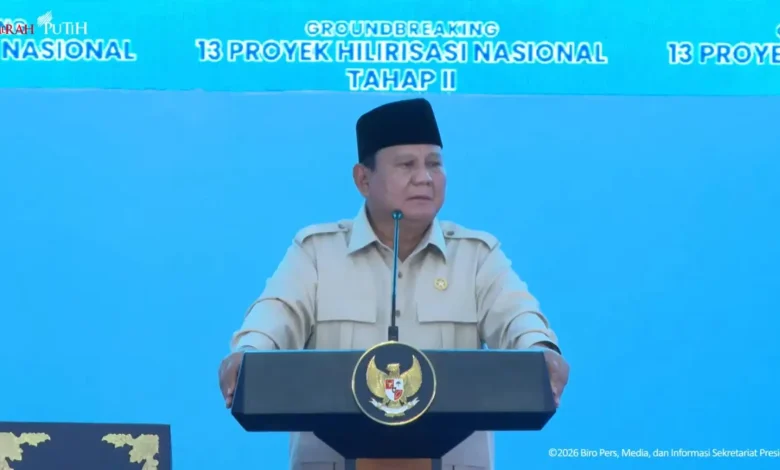 Presiden Prabowo Subianto Stok BBM Indonesia