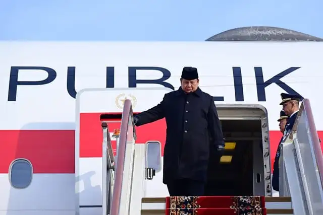 Presiden Prabowo Subianto Tiba di Moskow Rusia