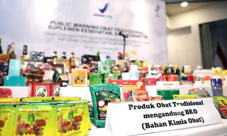 Ilustrasi produk obat herbal berbahaya temuan BPOM RI.