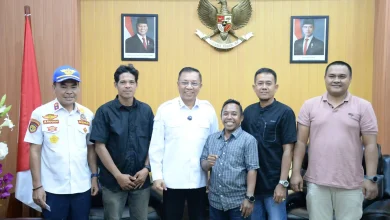 Wali Kota Bima, H. A. Rahman (ketiga dari kiri) menerima audiensi DPC Organda Kota Bima pada Rabu, 6 Mei 2026.
