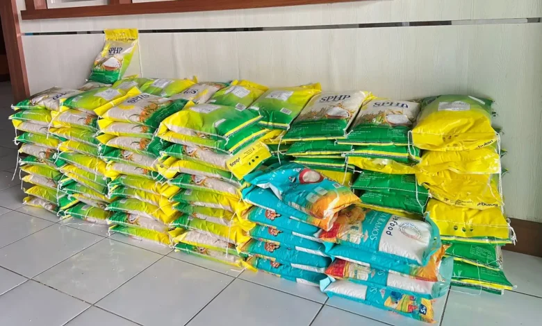 Bantuan Beras Dinas Ketahanan Pangan KSB