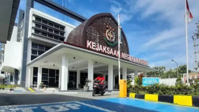 Gedung Kejari Mataram Dugaan Korupsi Dana Pengelolaan Darah PMI Lombok Barat