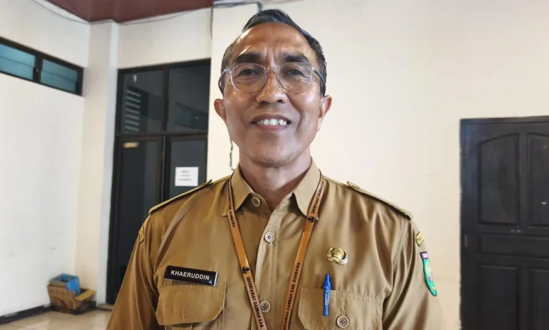 Kepala Dinas Tenaga Kerja dan Transmigrasi Kabupaten Sumbawa Khaeruddin Pekerja Rentan
