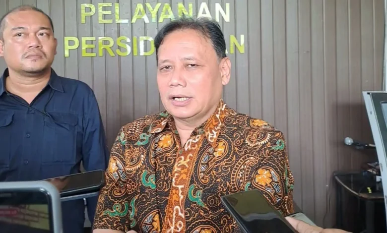 Ketua Bidang Pengawasan Hakim dan Investigasi Komisi Yudisial KY Abhan Sidang Kasus Radiet