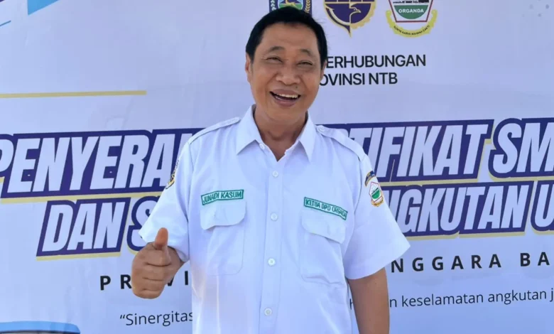 Ketua DPD Organda NTB Junaidi Kasum