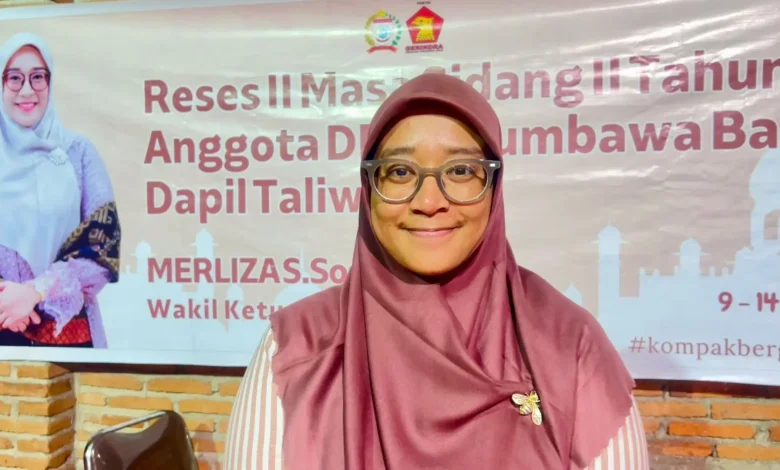 Wakil Ketua II DPRD Kabupaten Sumbawa Barat KSB Merliza