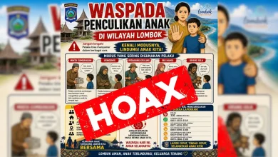 Pamflet Penculikan Anak di Lombok