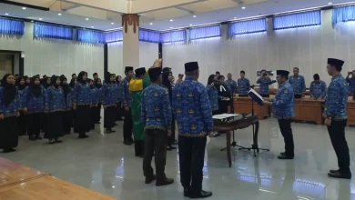 Pelantikan PNS Pemkab Lombok Barat Lobar