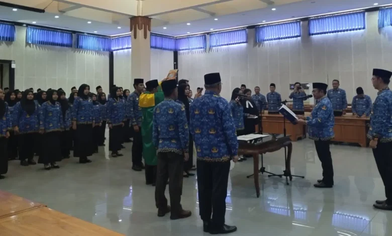 Pelantikan PNS Pemkab Lombok Barat Lobar
